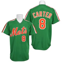 Gary Carter New York Mets Men's Authentic 1985 Throwback Jersey - Green