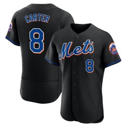 Gary Carter New York Mets Men's Authentic 2022 Alternate Jersey - Black
