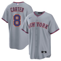 Gary Carter New York Mets Men's Replica Away 2.0 Jersey - Gray