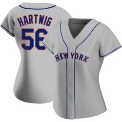 Grant Hartwig New York Mets Women's Authentic Road Jersey - Gray