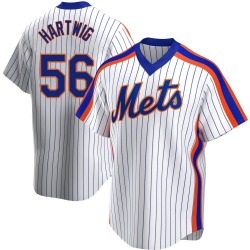 Grant Hartwig New York Mets Youth Replica Home Cooperstown Collection Jersey - White