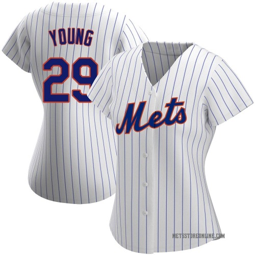 Jared Young New York Mets Women's Authentic Home Jersey - White