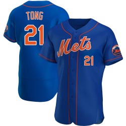 Jonah Tong New York Mets Men's Authentic Alternate Jersey - Royal