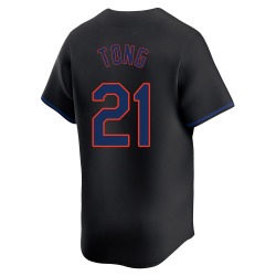 Jonah Tong New York Mets Youth Limited Alternate Jersey - Black