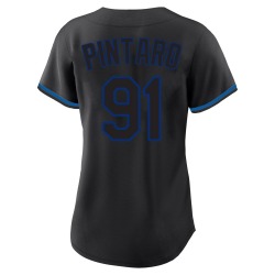 Jonathan Pintaro New York Mets Women's Replica Fashion Jersey - Black