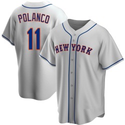 Jorge Polanco New York Mets Youth Replica Road Jersey - Gray