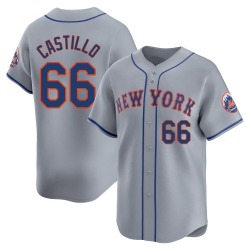Jose Castillo New York Mets Men's Limited Away Jersey - Gray
