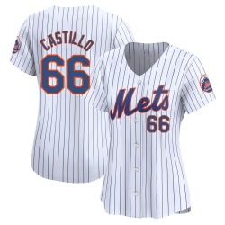 Jose Castillo New York Mets Women's Limited Home Jersey - White