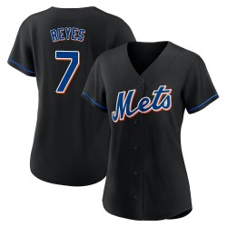 Jose Reyes New York Mets Women's Replica 2022 Alternate Jersey - Black