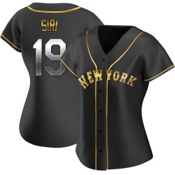 Jose Siri New York Mets Women's Replica Alternate Jersey - Black Golden