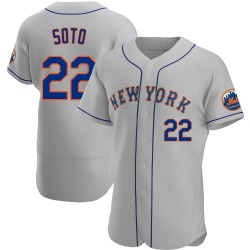 Juan Soto New York Mets Men's Authentic Road Jersey - Gray