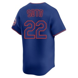 Juan Soto New York Mets Men's Limited Alternate 2 Jersey - Royal