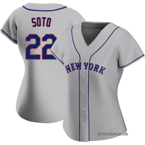 Juan Soto New York Mets Women's Authentic Road Jersey - Gray