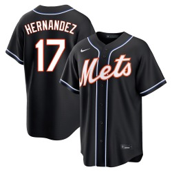 Keith Hernandez New York Mets Men's Replica Fashion Out Jersey - Black