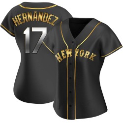 Keith Hernandez New York Mets Women's Replica Alternate Jersey - Black Golden