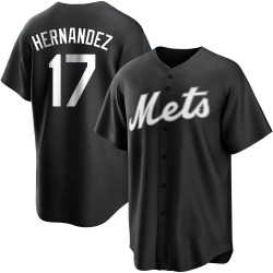 Keith Hernandez New York Mets Youth Replica Black/ Jersey - White