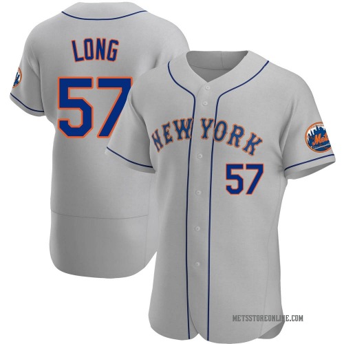Kevin Long New York Mets Men's Authentic Road Jersey - Gray