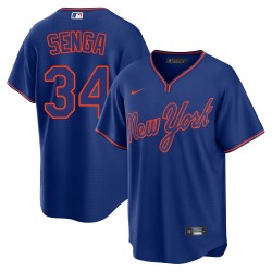 Kodai Senga New York Mets Men's Replica Alternate 2 Jersey - Royal