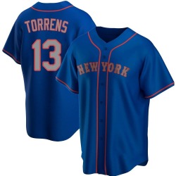 Luis Torrens New York Mets Men's Replica Alternate Road Jersey - Royal
