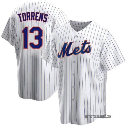 Luis Torrens New York Mets Men's Replica Home Jersey - White