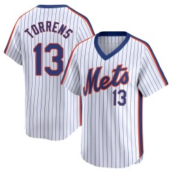 Luis Torrens New York Mets Youth Limited Cooperstown Collection Jersey - White