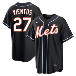 Mark Vientos New York Mets Men's Replica Fashion Out Jersey - Black
