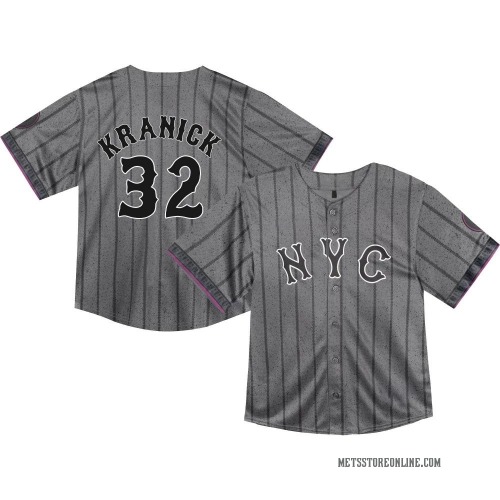 Max Kranick New York Mets Toddler Limited Graphite 2024 City Connect Jersey -