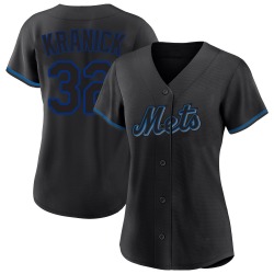 Max Kranick New York Mets Women's Replica Fashion Jersey - Black