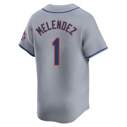 MJ Melendez New York Mets Youth Limited Away Jersey - Gray