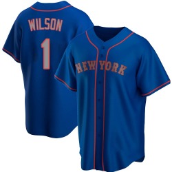 Mookie Wilson New York Mets Youth Replica Alternate Road Jersey - Royal