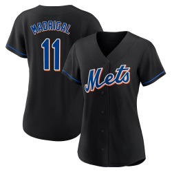 Nick Madrigal New York Mets Women's Replica 2022 Alternate Jersey - Black