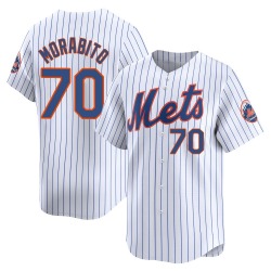 Nick Morabito New York Mets Men's Limited Home Jersey - White