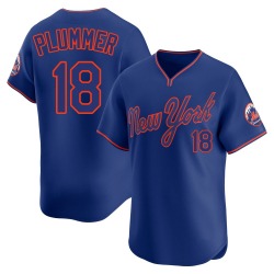 Nick Plummer New York Mets Men's Limited Alternate 2 Jersey - Royal