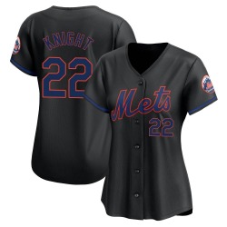 Ray Knight New York Mets Women's Limited Alternate Jersey - Black