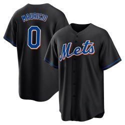 Ronny Mauricio New York Mets Men's Replica 2022 Alternate Jersey - Black
