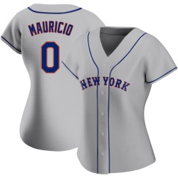 Ronny Mauricio New York Mets Women's Authentic Road Jersey - Gray