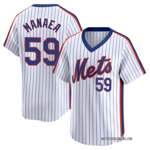 Sean Manaea New York Mets Youth Limited Cooperstown Collection Jersey - White