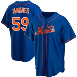 Sean Manaea New York Mets Youth Replica Alternate Jersey - Royal