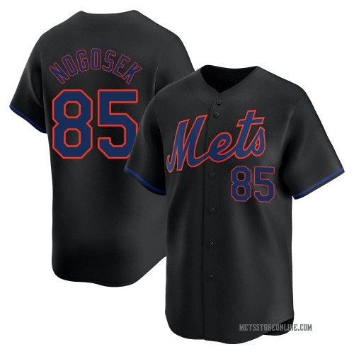 Stephen Nogosek New York Mets Men's Limited Alternate Jersey - Black