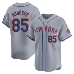 Stephen Nogosek New York Mets Men's Limited Away Jersey - Gray