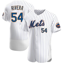T.J. Rivera New York Mets Men's Authentic Home Jersey - White