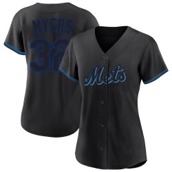 Tobias Myers New York Mets Women's Replica Fashion Jersey - Black