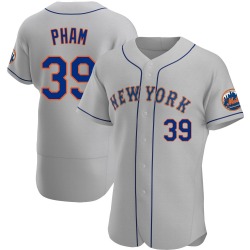 Tommy Pham New York Mets Men's Authentic Road Jersey - Gray