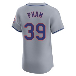 Tommy Pham New York Mets Men's Elite Road Jersey - Gray