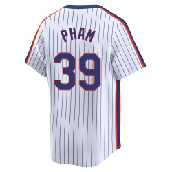 Tommy Pham New York Mets Men's Limited Cooperstown Collection Jersey - White