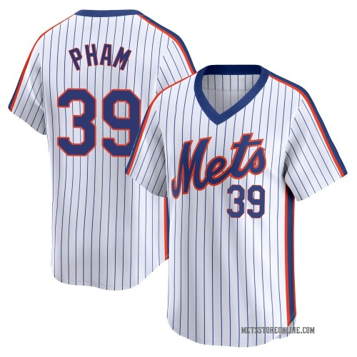 Tommy Pham New York Mets Men's Limited Cooperstown Collection Jersey - White