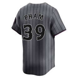 Tommy Pham New York Mets Men's Limited Graphite 2024 City Connect Jersey -