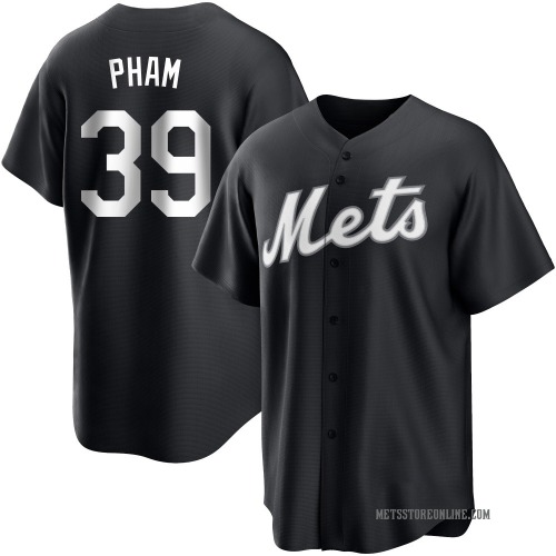 Tommy Pham New York Mets Men's Replica Black/ Jersey - White