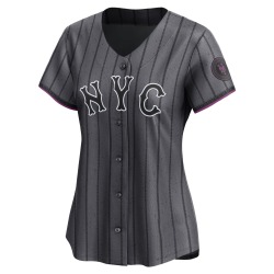 Tommy Pham New York Mets Women's Limited Graphite 2024 City Connect Jersey -