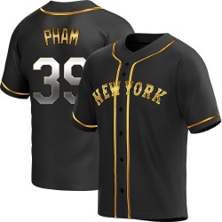 Tommy Pham New York Mets Youth Replica Alternate Jersey - Black Golden